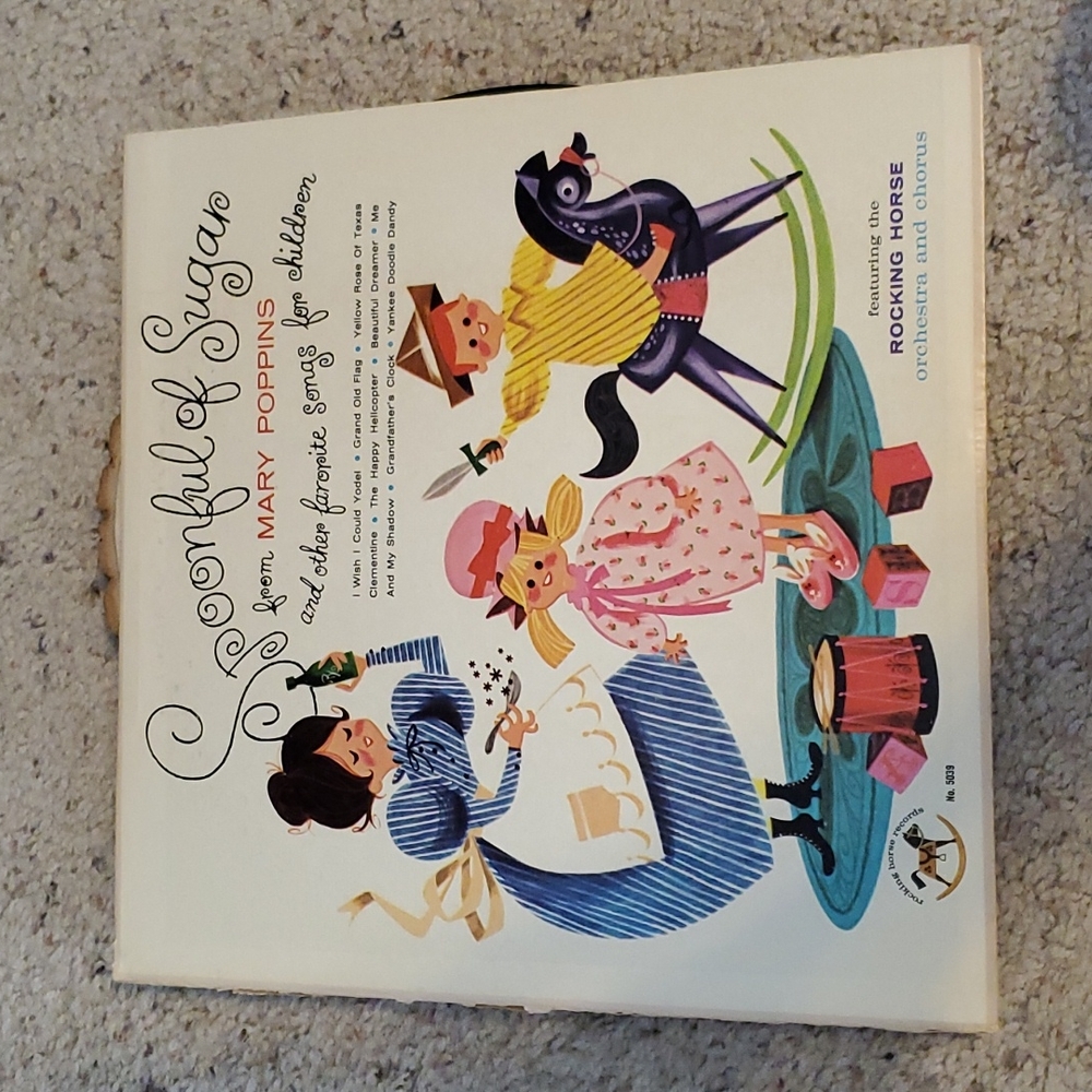 Rocking Horse Records Spoonful of Sugar Mary Poppins Record